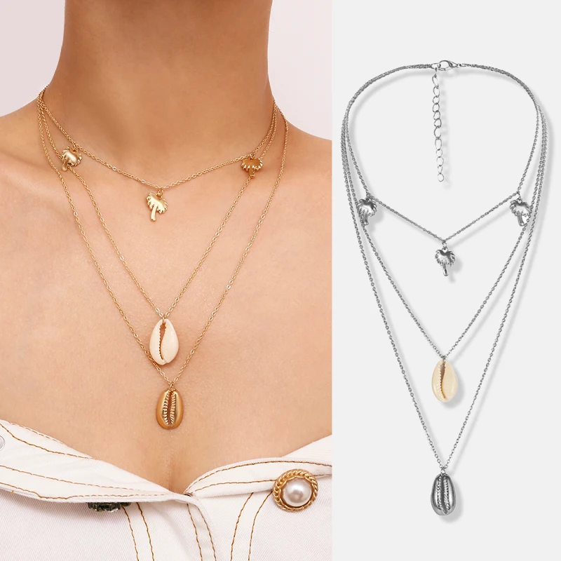Hot sale Popular Fashion Creative Adjustable Shell Alloy Necklace Hanging Female Ocean Fengo Tree Clavicle Chain
Hot sale Popular Fashion Creative Adjustable Shell Alloy Necklace Hanging Female Ocean Fengo Tree Clavicle Chain