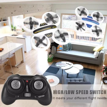 Outside Kids RC Toy Mini drone RC Helicopter 2.4GHz 6 Axis Aircraft with LED One Key Return 3D Flip Remote Control Helicopter
Outside Kids RC Toy Mini drone RC Helicopter 2.4GHz 6 Axis Aircraft with LED One Key Return 3D Flip Remote Control Helicopter