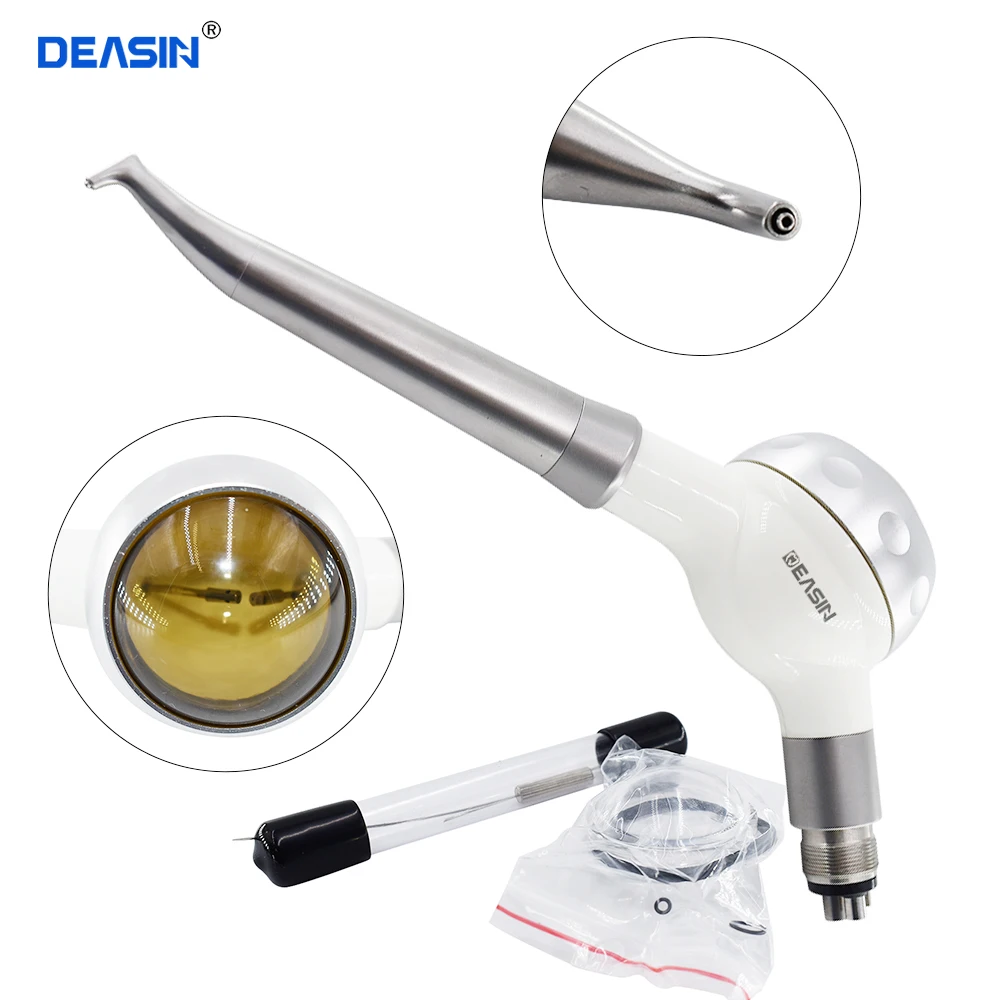 

Dental PREVEN Air Flow Polishing 360 Degree Rotate Prophy Jet Mate Nozzle System Polisher Handpiece Intra Oral with Water Spray