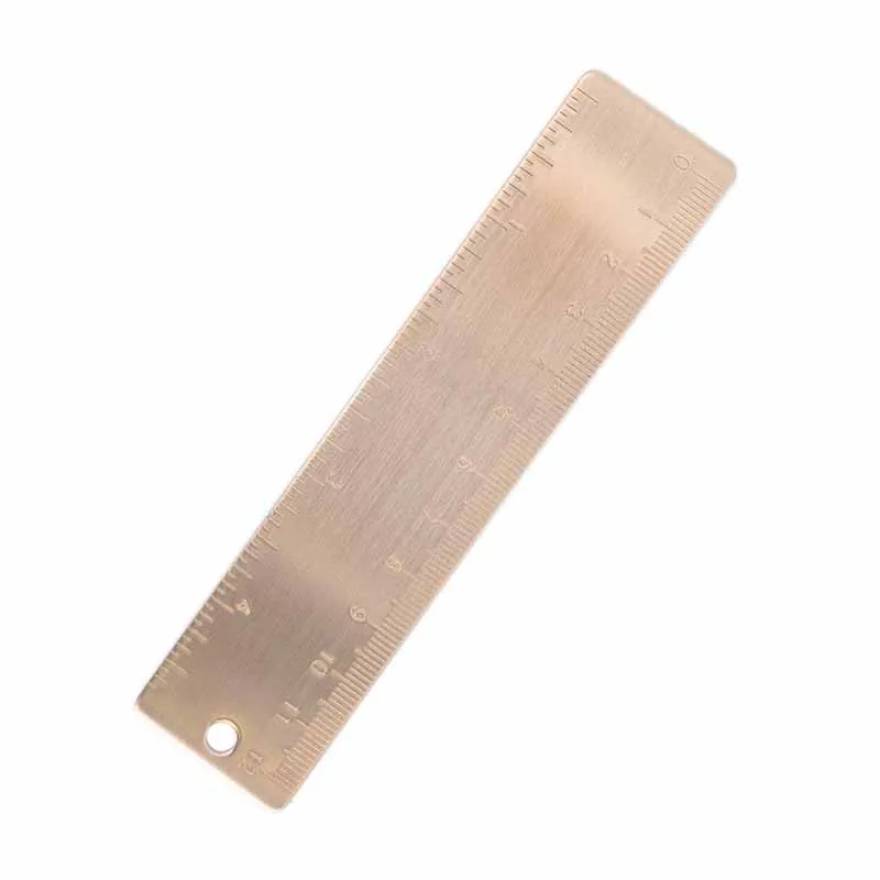 EDC Outdoor Pocket Tool Brass Metal Ruler Mini Portable Ruler Vintage Bookmark Ruler Measurement Tool Learning Tool
EDC Outdoor Pocket Tool Brass Metal Ruler Mini Portable Ruler Vintage Bookmark Ruler Measurement Tool Learning Tool