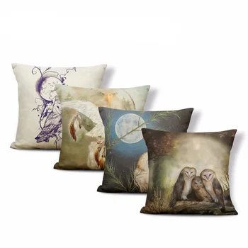 Personalized And Interesting Pillowcase Owl Feather Cartoon Square Pillow Living Room 43*43Cm Polyester Linen Decoration Cushion
Personalized And Interesting Pillowcase Owl Feather Cartoon Square Pillow Living Room 43*43Cm Polyester Linen Decoration Cushion