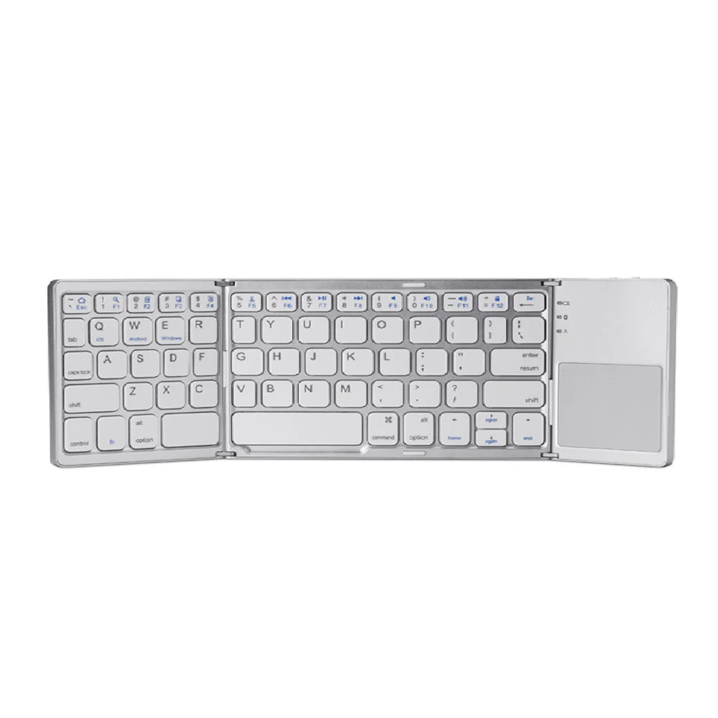 Portable Folding Bluetooth 3.0 Keyboard 64 Keys Mini Foldable Wireless Keypad Universal Bluetooth Keyboard for Tablet Computer
Portable Folding Bluetooth 3.0 Keyboard 64 Keys Mini Foldable Wireless Keypad Universal Bluetooth Keyboard for Tablet Computer