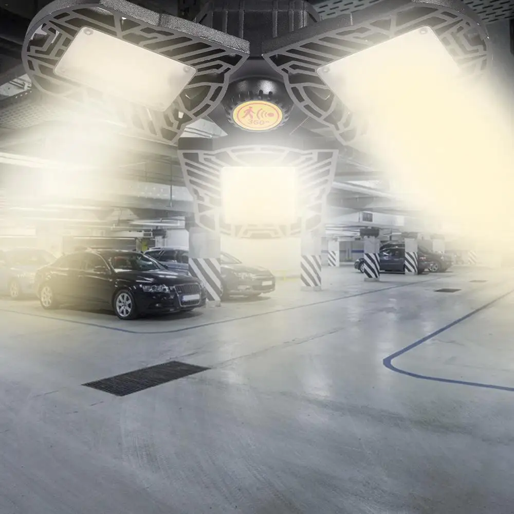 E27 Garage Light Led Deform Lamp Motion Activated Light 60/80W Waterproof Industry Light 85-265v High Intensity Workshop Lamp
E27 Garage Light Led Deform Lamp Motion Activated Light 60/80W Waterproof Industry Light 85-265v High Intensity Workshop Lamp