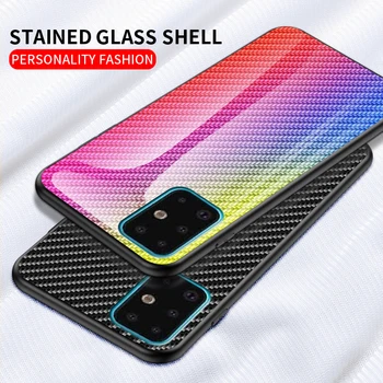 50pcs/lot For Galaxy S20 Ultra S20 Plus Carbon Fiber Gradient Stripe Tempered Glass Hard Case For Samsung Galaxy A71 A51
50pcs/lot For Galaxy S20 Ultra S20 Plus Carbon Fiber Gradient Stripe Tempered Glass Hard Case For Samsung Galaxy A71 A51