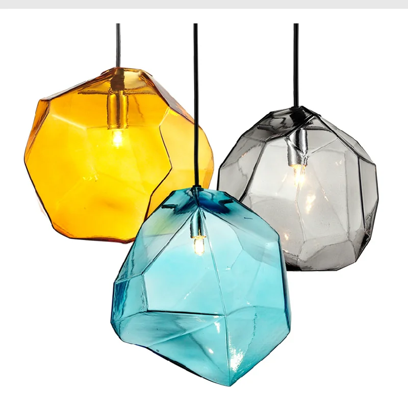 Modern LED Pendant Lights Minimalist Colorful Glass Ice Cube Lamps Home Decor Living Room Restaurant Indoor Hanging Lightings
Modern LED Pendant Lights Minimalist Colorful Glass Ice Cube Lamps Home Decor Living Room Restaurant Indoor Hanging Lightings