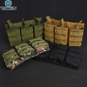 WADSN Triple Molle 556 Magazine Pouch Tactical Military MOLLE Vest Trigeminy Storage Bag Airsoft Paintball Wargame Pouches
WADSN Triple Molle 556 Magazine Pouch Tactical Military MOLLE Vest Trigeminy Storage Bag Airsoft Paintball Wargame Pouches