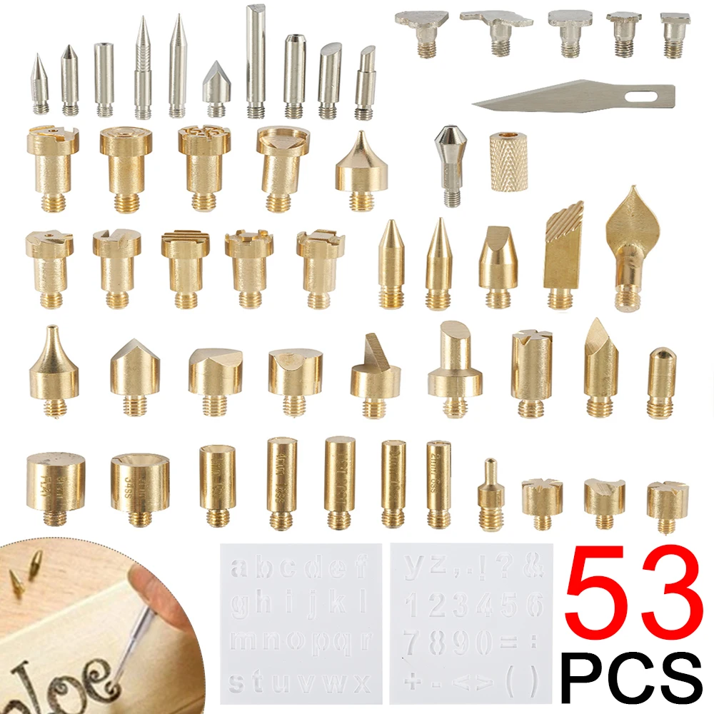 55pcs Soldering Iron Set Carving Pyrography Tool Wood Burning Kit Embossing Burning Soldering Set Welding Tips Kit
55pcs Soldering Iron Set Carving Pyrography Tool Wood Burning Kit Embossing Burning Soldering Set Welding Tips Kit