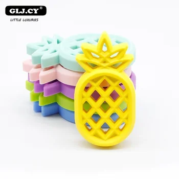 1pc Pineapple Silicone Teether Teething Silicone Toy Food Silicone Baby Teether Toddler Silicone Chewable Toy
1pc Pineapple Silicone Teether Teething Silicone Toy Food Silicone Baby Teether Toddler Silicone Chewable Toy