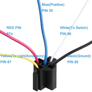 5pcs 12V 40A 5-Pin SPDT Automotive Relay with Wires & Harness Sockets BRAND NEW
5pcs 12V 40A 5-Pin SPDT Automotive Relay with Wires & Harness Sockets BRAND NEW