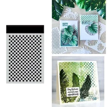 Small Stencil Checkered for DIY Scrapbooking Album Make Paper Card Embossing New Die Cut Stamp DIY Greeting 2021 NEW Arrive
Small Stencil Checkered for DIY Scrapbooking Album Make Paper Card Embossing New Die Cut Stamp DIY Greeting 2021 NEW Arrive