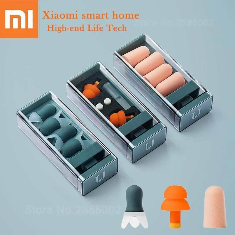 Xiaomi Jordan & Judy Soundproof Earplugs Noise Reduction Caps Sleeping Plugs Light Soft Silicone Travel Foam Sleeping Sleep Caps
Xiaomi Jordan & Judy Soundproof Earplugs Noise Reduction Caps Sleeping Plugs Light Soft Silicone Travel Foam Sleeping Sleep Caps