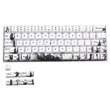 Dye-Subbed PBT Keycap 71 Keys Profile Mechanical Keyboard Keycap Set for MX Switches GK61 GK64 Dz60 Keyboard Keycaps
Dye-Subbed PBT Keycap 71 Keys Profile Mechanical Keyboard Keycap Set for MX Switches GK61 GK64 Dz60 Keyboard Keycaps