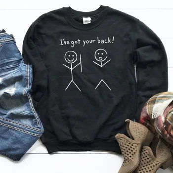 New Casual Full Letter Print Sweatshirts I've Got Your Back Woman Sweatshirt Harajuku Kawaii Sweatshirts Girls Clothes
New Casual Full Letter Print Sweatshirts I've Got Your Back Woman Sweatshirt Harajuku Kawaii Sweatshirts Girls Clothes