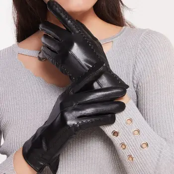 Fashion Women Winter Warm Liner Full Finger Gloves Lady Solid Color Casual Female Outdoor Touch Screen Faux Leather Mittens
Fashion Women Winter Warm Liner Full Finger Gloves Lady Solid Color Casual Female Outdoor Touch Screen Faux Leather Mittens