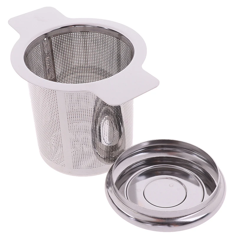

Reusable Mesh Tea Infuser Cup Stainless Steel Teapot Loose Tea Leaf Spice Filter Wire Tea Strainer Drinkware Kitchen Accessories