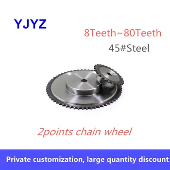 Precision 2 points chain wheel 34/35teeth 04C/25H chain wheel quenching factory direct sales pitch 6.35MM
Precision 2 points chain wheel 34/35teeth 04C/25H chain wheel quenching factory direct sales pitch 6.35MM