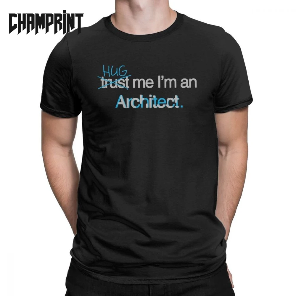 Men's Hug Me I'm An Architect T Shirts Electrical Mechanical Computer Geek Cotton Tops Short Sleeve Tee Shirt Present T-Shirts
Men's Hug Me I'm An Architect T Shirts Electrical Mechanical Computer Geek Cotton Tops Short Sleeve Tee Shirt Present T-Shirts