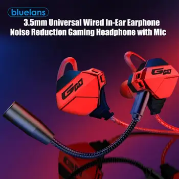 3.5mm Universal Wired In-Ear Earphone HiFi Noise Reduction Music Gaming Earphones with Mic for Xiaomi Huawei Samsung iPhone LG
3.5mm Universal Wired In-Ear Earphone HiFi Noise Reduction Music Gaming Earphones with Mic for Xiaomi Huawei Samsung iPhone LG