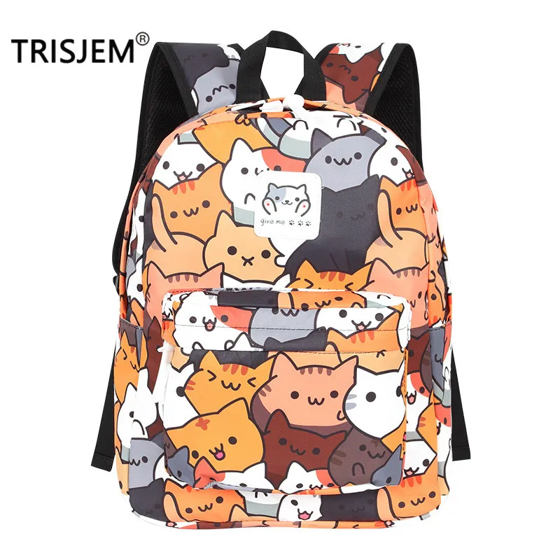 Anime Neko Atsume Women Backpack Cartoon for Girls Boys Travel Rucksack Cute Cat Printing Shoulder Bag for Teenage Cat Daypack
Anime Neko Atsume Women Backpack Cartoon for Girls Boys Travel Rucksack Cute Cat Printing Shoulder Bag for Teenage Cat Daypack