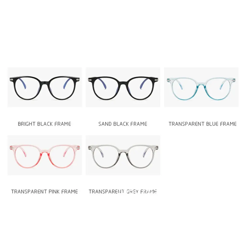 Classic Transparent Round Glasses Frame Women Clear Lens Anti Blue Ray Glasses Men Vintage Eyeglasses Optical Spectacle Frames