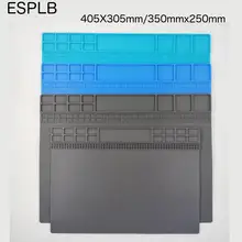 ESPLB 405X305mm Heat Insulation Repair Pad Soldering Work Station Mat Silicon Welding Soldering Maintenance Platform ESPLB 405X305mm Heat Insulation Repair Pad Soldering Work Station Mat Silicon Welding Soldering Maintenance Platform