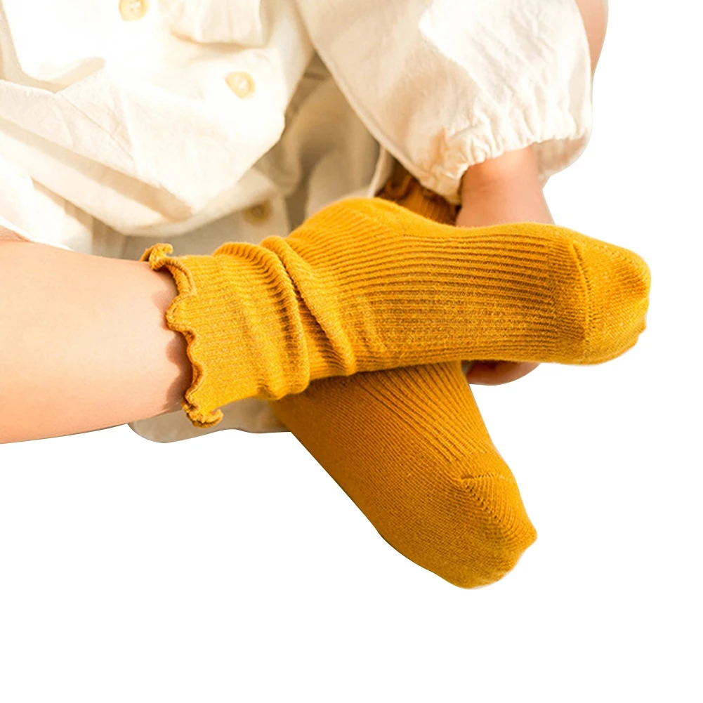 Toddler Baby Cotton Socks, Warm Seamless Solid Color Knit Ruffle Crew Socks for Boys Girls
Toddler Baby Cotton Socks, Warm Seamless Solid Color Knit Ruffle Crew Socks for Boys Girls