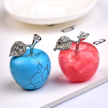 1PC Natural Quartz Mascot Apple Colourful Gems Raw Crystals Carved Zircon Inlaid For Wedding Collection and Home Decor DIY Gift
1PC Natural Quartz Mascot Apple Colourful Gems Raw Crystals Carved Zircon Inlaid For Wedding Collection and Home Decor DIY Gift
