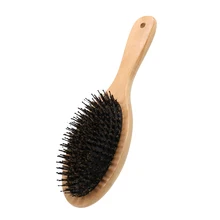 

5PCS 10PCS Oval Wooden Paddle Brush Nylon Boar Bristle Hair Brush Wholesale Bulk Barber Shop Salon Delivery Free Shipping DREWTI