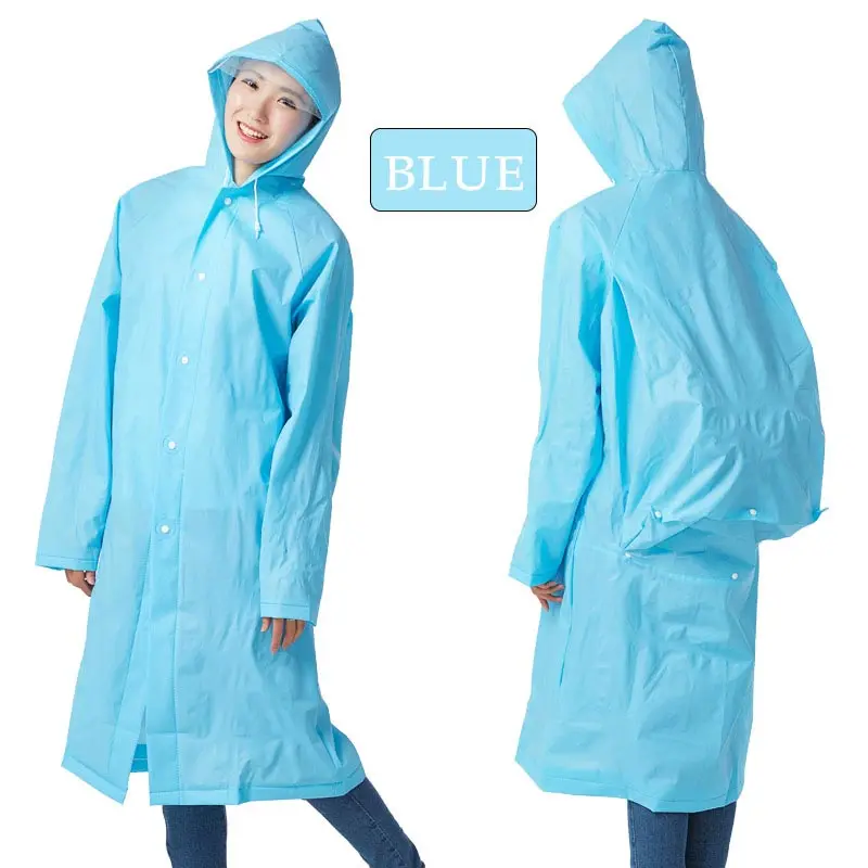 QIAN Hooded EVA Rain Poncho Waterproof Backpack Raincoats Jacket for Men Women Adults Trench Coat Rain Gear Rainwear
QIAN Hooded EVA Rain Poncho Waterproof Backpack Raincoats Jacket for Men Women Adults Trench Coat Rain Gear Rainwear