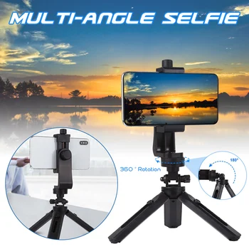 Portable Mini Tripod Telescopic Phone Stabilizer 1/4" Rotatable Tripod ABS Material Holder Suitable Compatible Multiple Devices
Portable Mini Tripod Telescopic Phone Stabilizer 1/4" Rotatable Tripod ABS Material Holder Suitable Compatible Multiple Devices