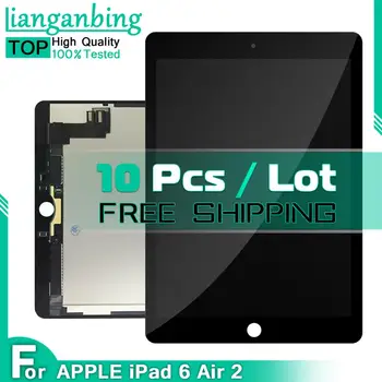 9.7 inch LCD For Apple iPad 6 Air 2 A1567 A1566 LCD Display Touch Screen Digitizer Assembly Replacement parts 10pcs/Lot
9.7 inch LCD For Apple iPad 6 Air 2 A1567 A1566 LCD Display Touch Screen Digitizer Assembly Replacement parts 10pcs/Lot