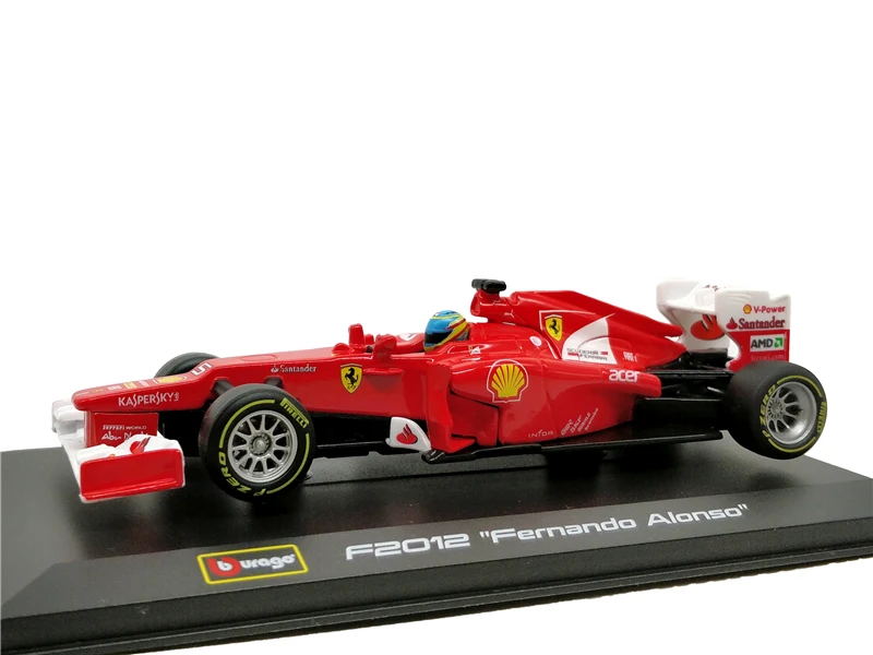 

Bburago 1/32 1:32 Ferrari F2012 Fernando Alonso No5 F1 Formula 1 Racing Car Diecast Display Model Toy For Kids Boys Girls