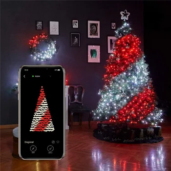 2020 Smart LED Christmas APP Control String Lighting For Holiday Light Decoration New Year Tree Outdoor Lamps Waterproof IP66
2020 Smart LED Christmas APP Control String Lighting For Holiday Light Decoration New Year Tree Outdoor Lamps Waterproof IP66
