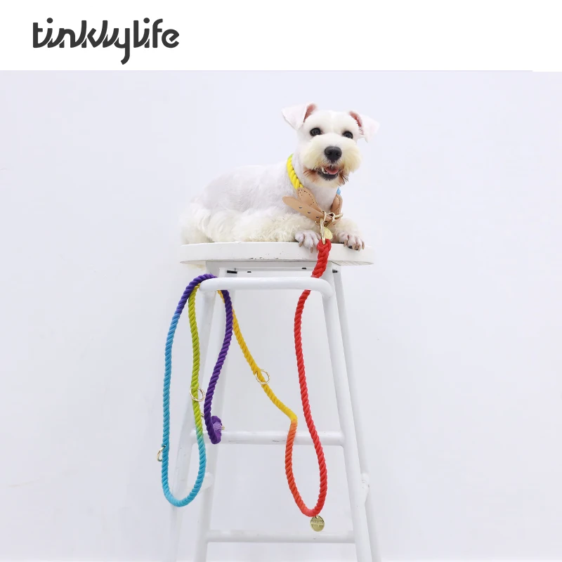 TINKLYLIFE RAINBOW 6 IN 1 LEASH Dog Leash Pet Puppy Walking Training Dog Leash Lead Dogs Leashes Strap Belt Cotton Traction Rope
TINKLYLIFE RAINBOW 6 IN 1 LEASH Dog Leash Pet Puppy Walking Training Dog Leash Lead Dogs Leashes Strap Belt Cotton Traction Rope