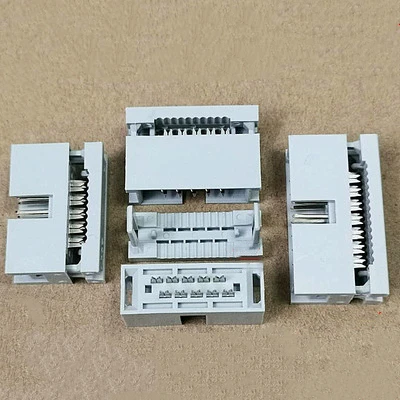 2.54 mm IDC Socket Female 10 14 16 20 26 30 34 40 50 60 64Pin Flat Cable Connector for Box Header Male Gray white
2.54 mm IDC Socket Female 10 14 16 20 26 30 34 40 50 60 64Pin Flat Cable Connector for Box Header Male Gray white