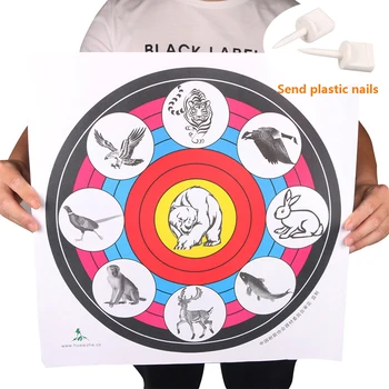 1/2/5PCS Shooting Target Paper 40 * 40cm Bow Arrow Dart Practice Game 9 Lattice Animal Target Paper Send Plastic Nails
1/2/5PCS Shooting Target Paper 40 * 40cm Bow Arrow Dart Practice Game 9 Lattice Animal Target Paper Send Plastic Nails