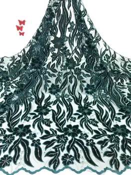 African French Tulle Lace Fabric Embroidery African Velvet Lace Fabric With Sequins For Nigeria Wedding Party Dresses FFD-111
African French Tulle Lace Fabric Embroidery African Velvet Lace Fabric With Sequins For Nigeria Wedding Party Dresses FFD-111