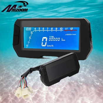 Universal Motorcycle LCD Digital Speedometer Odometer Backlight Motorcycle Odometer 12000RPM 6 gears for 2, 4 cylinder meters
Universal Motorcycle LCD Digital Speedometer Odometer Backlight Motorcycle Odometer 12000RPM 6 gears for 2, 4 cylinder meters