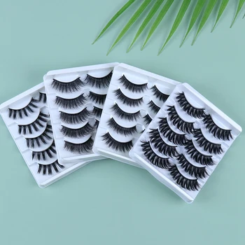 5Pairs Natural False Eyelashes Fake Lashes Long Makeup 3D Lashes Extension Eyelash Thick Natural Eyelashes For Beauty
5Pairs Natural False Eyelashes Fake Lashes Long Makeup 3D Lashes Extension Eyelash Thick Natural Eyelashes For Beauty