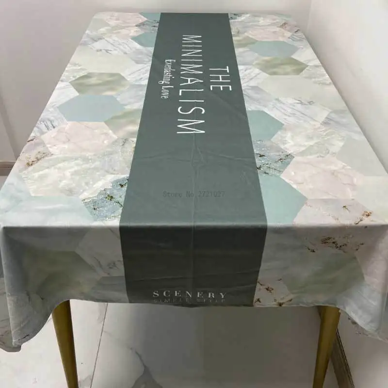 New velvet Nordic ins wind light green marble printed tablecloth rectangular coffee table dining table hotel tablecloth
New velvet Nordic ins wind light green marble printed tablecloth rectangular coffee table dining table hotel tablecloth