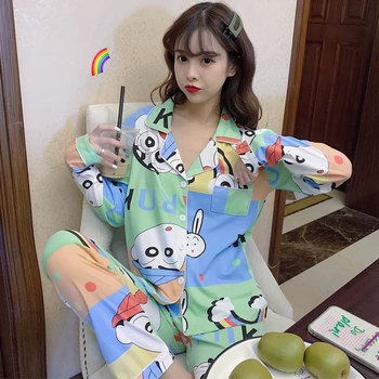 XIZOU Ladies' Pyjamas Leaves Sleep Sets Button Cardigan Fat Bathrobe Tops Plus Size Elegant Women Home Clothes Loose Night Wear
XIZOU Ladies' Pyjamas Leaves Sleep Sets Button Cardigan Fat Bathrobe Tops Plus Size Elegant Women Home Clothes Loose Night Wear