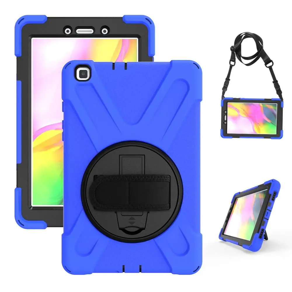 3 layer shockproof Cover For Samsung Galaxy Tab A 8.0 SM-T290 T295 T297 2019 Case Silicon Hard PC stand funda with Hand/shoulder
3 layer shockproof Cover For Samsung Galaxy Tab A 8.0 SM-T290 T295 T297 2019 Case Silicon Hard PC stand funda with Hand/shoulder