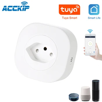 ACCKIP Switzerland Mini Wifi Smart Plug CH Smart Socket Switch Tuya APP Voice Control enchufe inteligente wifi Sweden Plug
ACCKIP Switzerland Mini Wifi Smart Plug CH Smart Socket Switch Tuya APP Voice Control enchufe inteligente wifi Sweden Plug