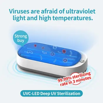 Hot Multifunction Practical Mobile Phone Mask Glasses Wireless Charging Socks UV USB Rectangle Disinfection Box Household Tools
Hot Multifunction Practical Mobile Phone Mask Glasses Wireless Charging Socks UV USB Rectangle Disinfection Box Household Tools