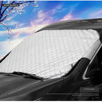 E-FOUR Universal Fit Windshield Snow Cover for Cars Magnetic Car Snow Cover with Side Mirror Covers Anti-theft Tuck-in Flaps Car
E-FOUR Universal Fit Windshield Snow Cover for Cars Magnetic Car Snow Cover with Side Mirror Covers Anti-theft Tuck-in Flaps Car