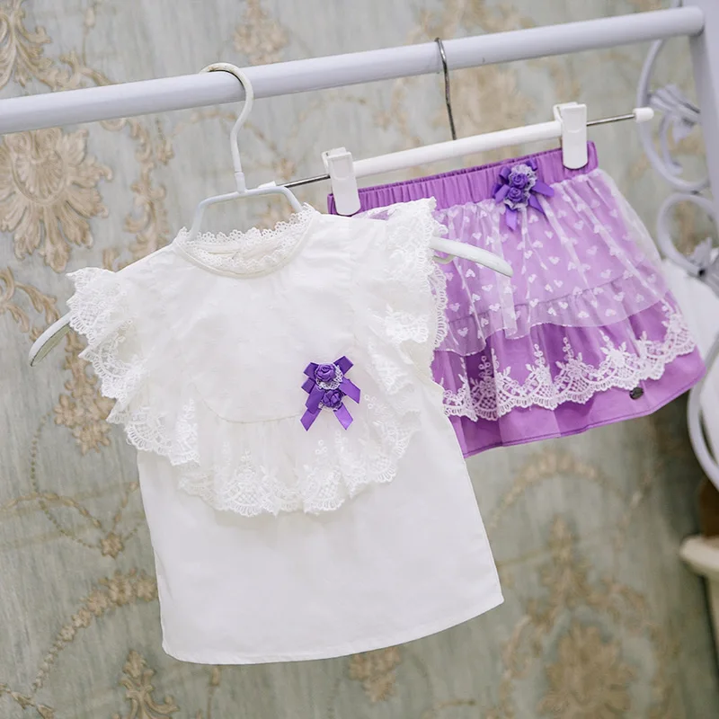 Cutestyles Summer 2PCS Purple Heart-shape Mesh Flower Girl Clothing Set White Shirt + Purple Skirt With HeadbandEG-DMCS112-B483
Cutestyles Summer 2PCS Purple Heart-shape Mesh Flower Girl Clothing Set White Shirt + Purple Skirt With HeadbandEG-DMCS112-B483