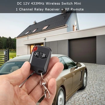 433MHz Wireless Remote Control RF Switch Channel Wireless Remote Control Switch Relay Receiver Transmitter
433MHz Wireless Remote Control RF Switch Channel Wireless Remote Control Switch Relay Receiver Transmitter