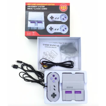Super Mini Retro Video Game Console for NES 8 bit for Entertainment System Built-in 660 Games Family video Game console d20
Super Mini Retro Video Game Console for NES 8 bit for Entertainment System Built-in 660 Games Family video Game console d20