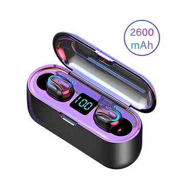 New Q32-1 Portable TWS Wireless Bluetooth 5.0 In-Ear Earphone Sweatproof Sport Earbuds Earpiece With Digital Charge Box Mic
New Q32-1 Portable TWS Wireless Bluetooth 5.0 In-Ear Earphone Sweatproof Sport Earbuds Earpiece With Digital Charge Box Mic