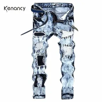 Men'S Ripped Slim Straight Fit Biker Jeans With Zipper Denim Hip Hop Men Pants Spring Autumn Fashion Male Trousers Jeans Homme
Men'S Ripped Slim Straight Fit Biker Jeans With Zipper Denim Hip Hop Men Pants Spring Autumn Fashion Male Trousers Jeans Homme